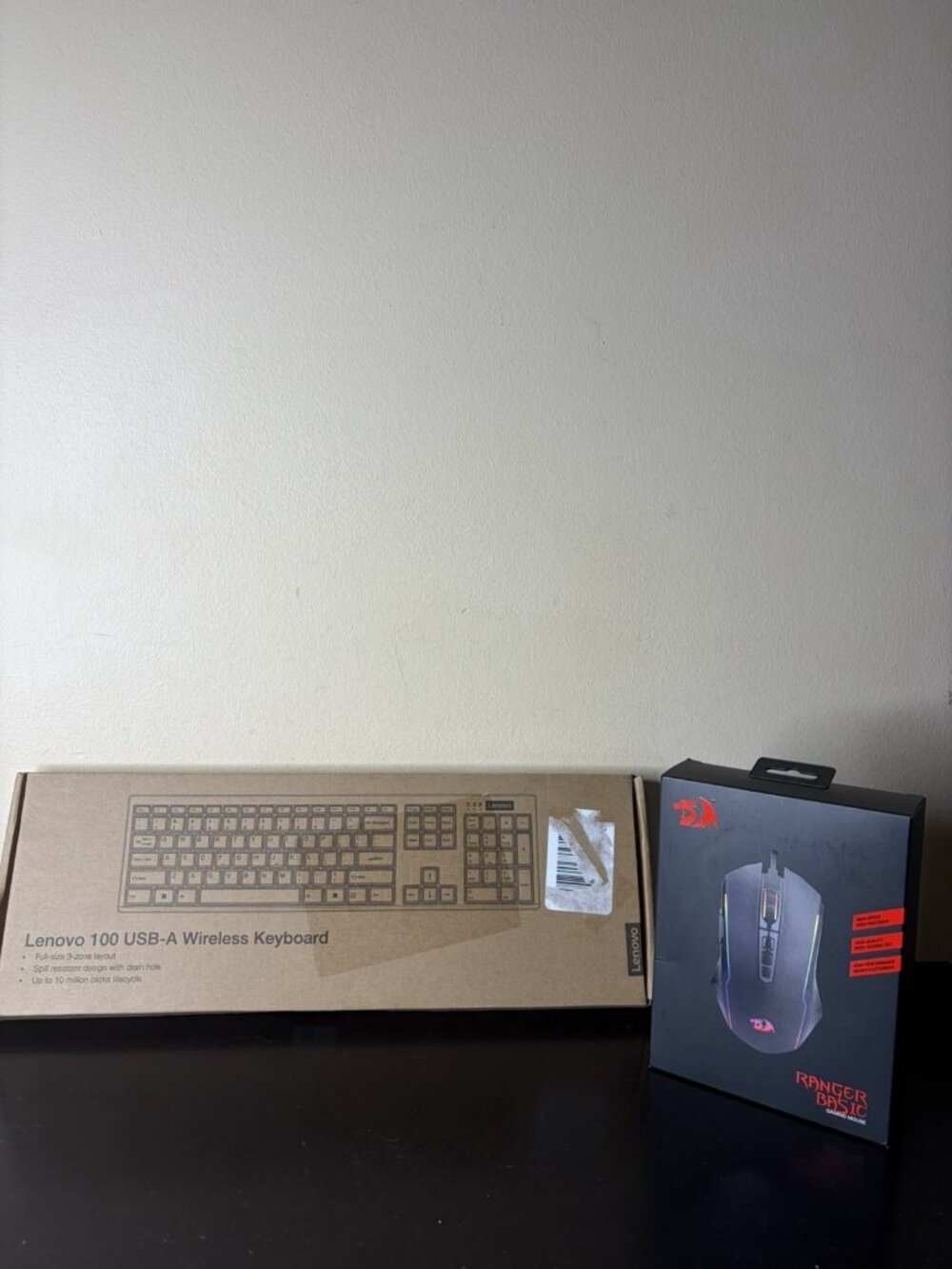Lenovo Wireless Keyboard And Ranger Basic Gaming Mouse  New